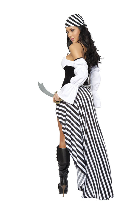 Pirate Lass Costume - Sail the Seas with Daring Style! 🏴‍☠️💀
