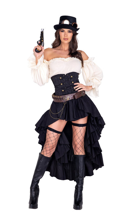 Steampunk Seductress Costume - Turn Heads in Timeless Fashion! ⚙️🎩