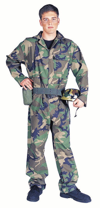 Camouflage Commando Costume with Helmet