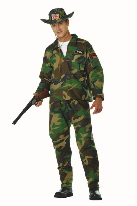 85354 Jungle Commando Camo Costume XL