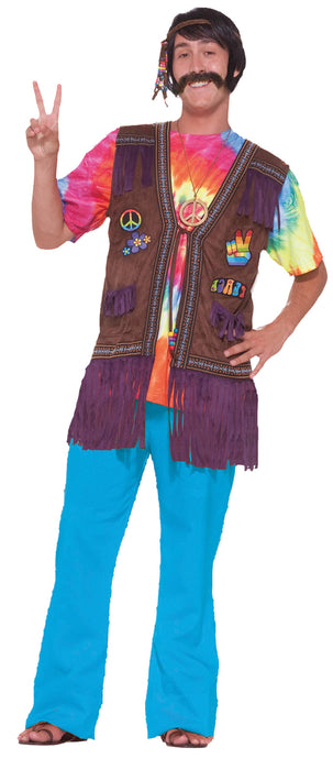 Hippie Peace Vest - Channel Your Inner 60s Spirit! ✌️🌸