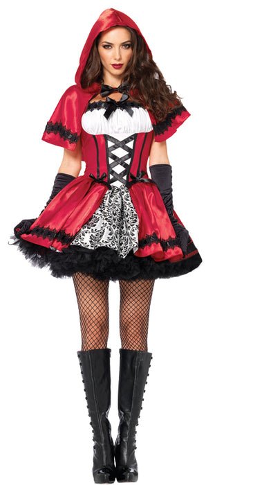Gothic Red Riding Hood Costume - A Dark Twist on a Classic Tale! 🌹🌑