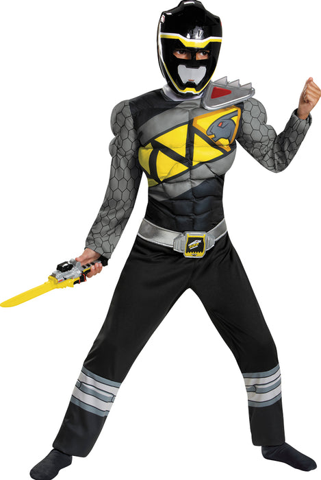 Black Ranger Muscle Costume - Dino Charge
