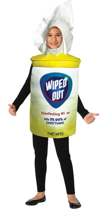 Wiped Out Sanitizer Wipes Costume