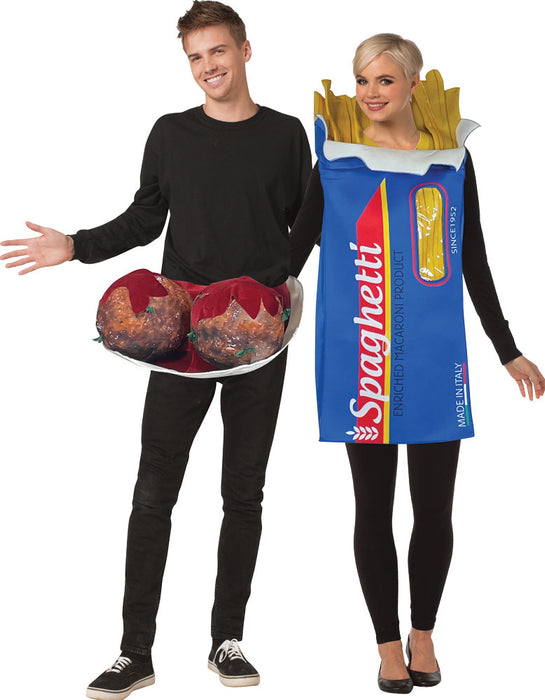 Spaghetti & Meatballs Couples Costume 🍝❤️