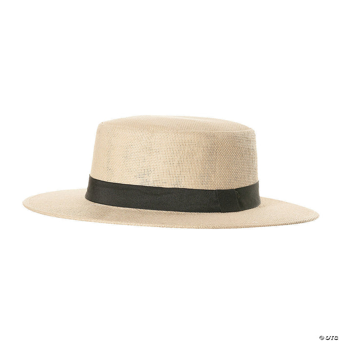 Adult Straw Hat with Black Band