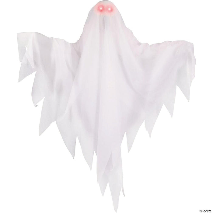 22" Animated Ghost with Light-Up Eyes Halloween Decoration