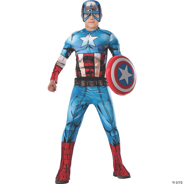 Boy’s Muscle Chest Captain America™ Costume - Medium