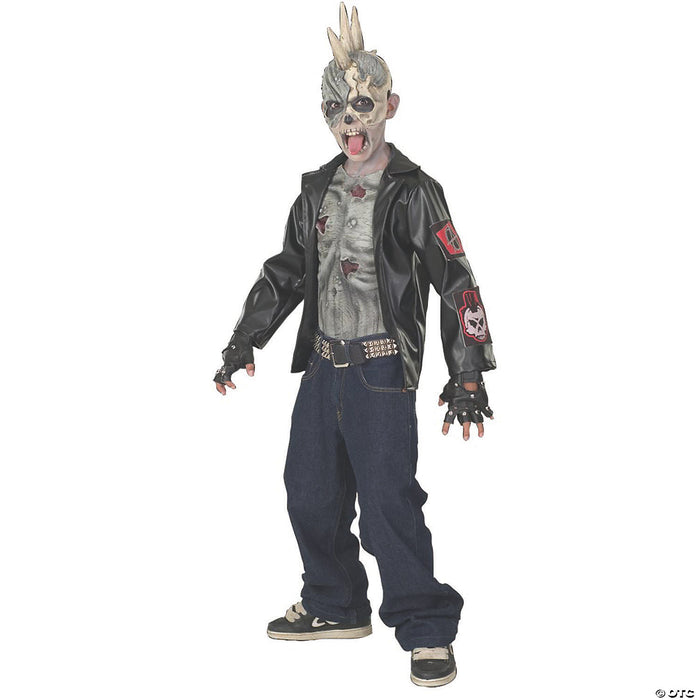 Boy's Punk Zombie Costume - Large