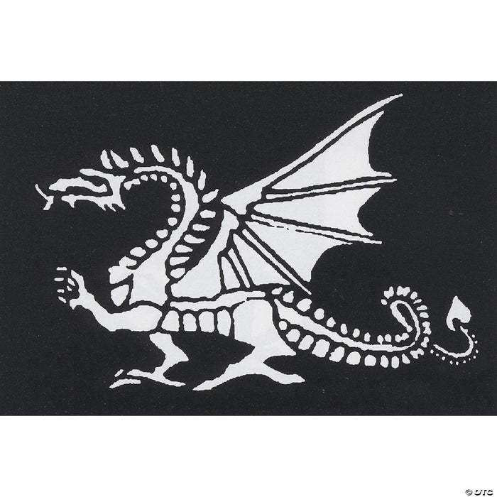 Brass Dragon Stencil