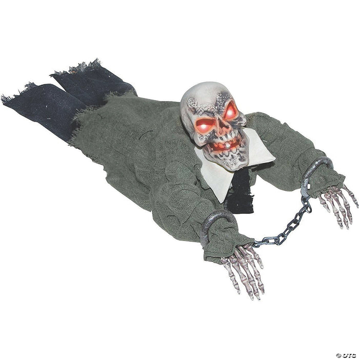 Animated Light-Up Crawling Ghoul Halloween Decoration