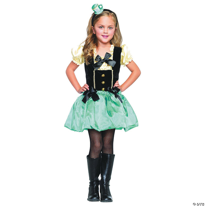 Girl's Tea Party Princess Costume - Large