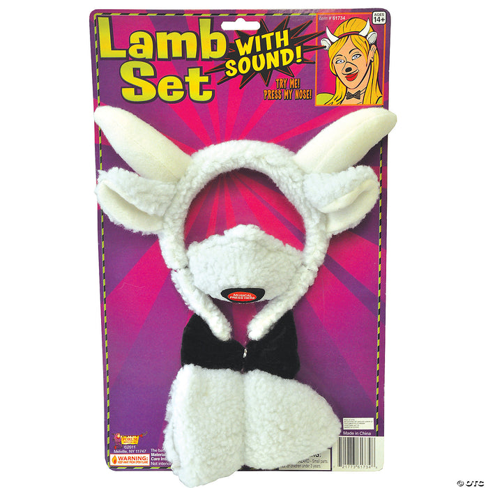 Baa Baa Lamb Costume Kit - With Sound! 🐑🎀