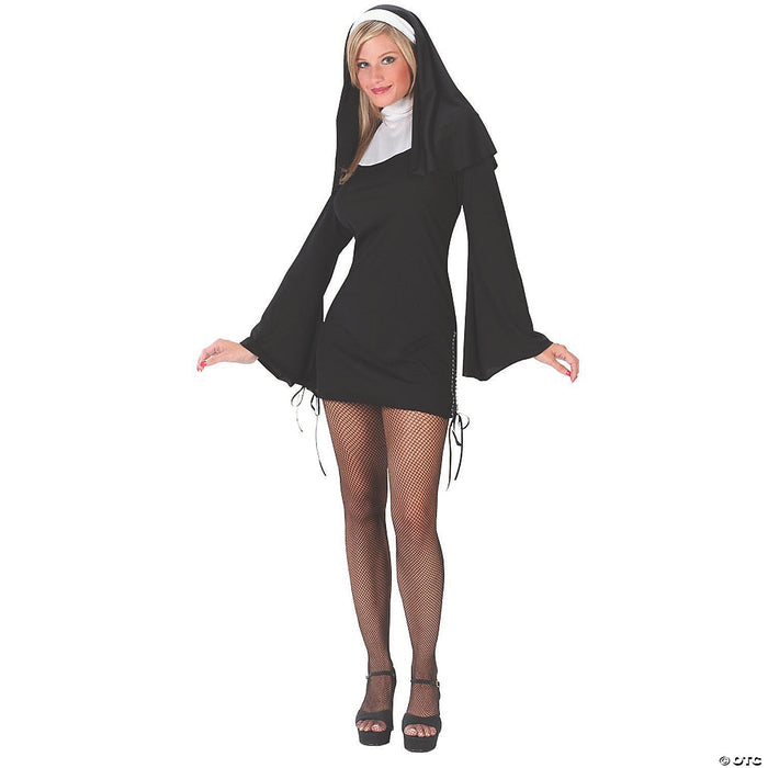 Women’s Naughty Nun Costume - Medium/Large