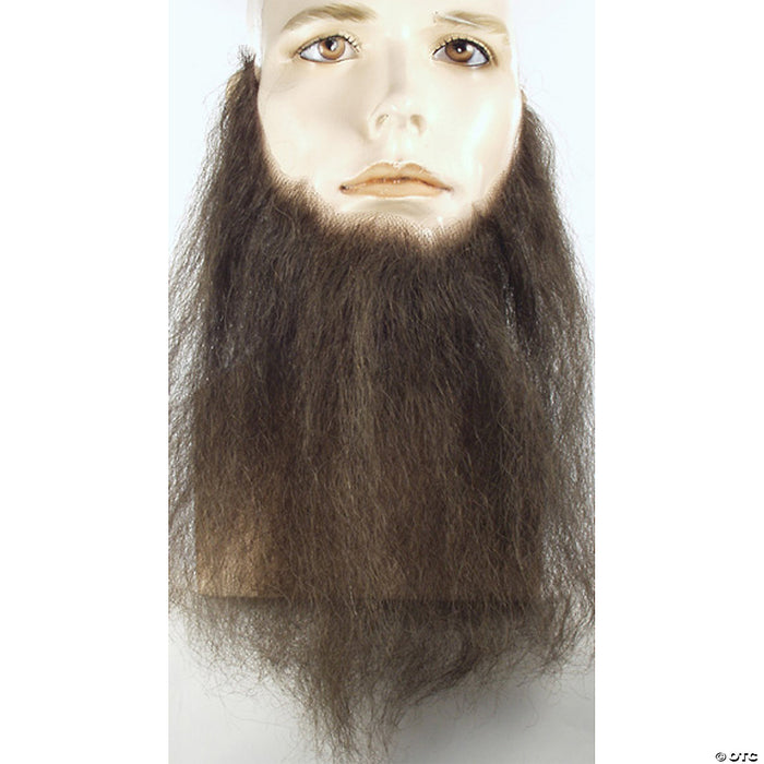 Men's Human Hair 10" Long Full-Face Beard