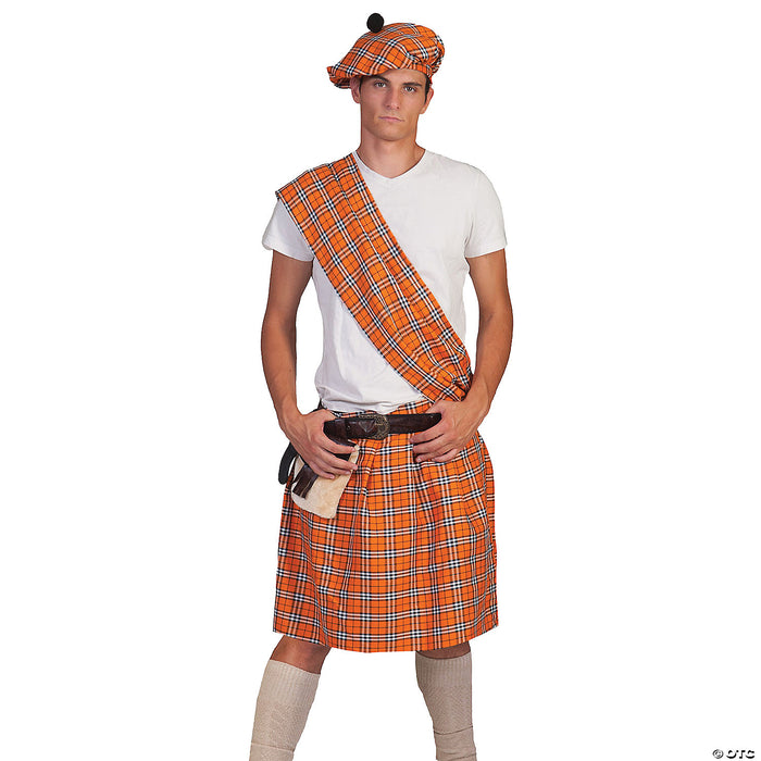 Men's Plaid Highlander Costume - Embrace Scottish Pride! 🏴🗡️
