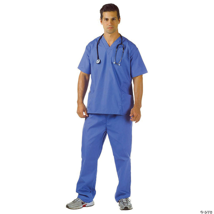 Men's Blue Scrubs Costume - Step into the Role of a Healthcare Hero! 🏥👨‍⚕️  Product