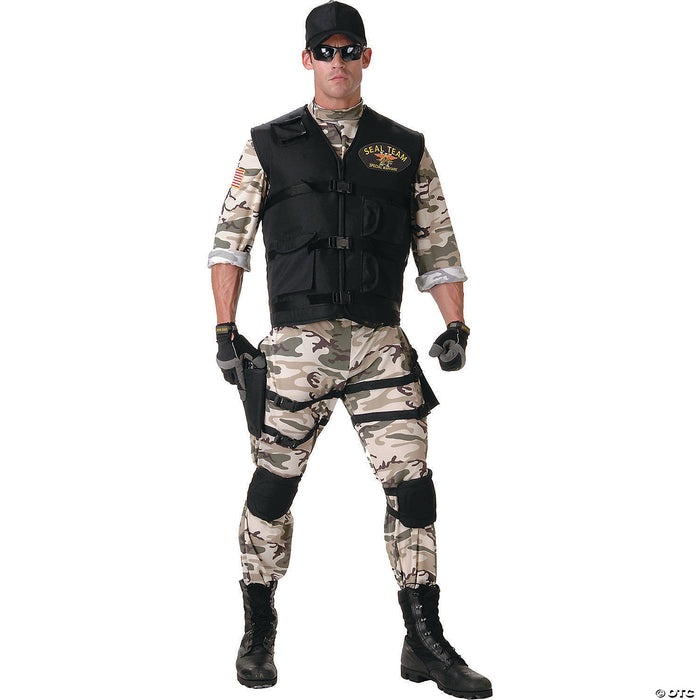 Men's Seal Team Costume 2 - Command the Room as an Elite Soldier! 🎖️👤