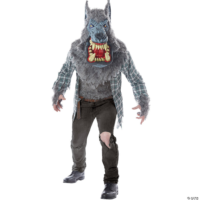 Monster Wolf Adult Costume - Unleash Your Beastly Side! 🐺🌕