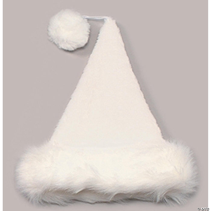 Plush Velvet Santa Hat for Adults