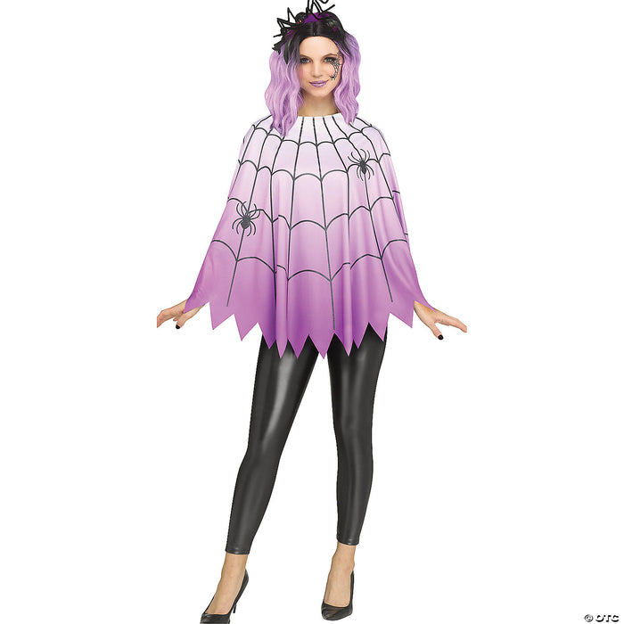 Poncho Spiderweb Purple