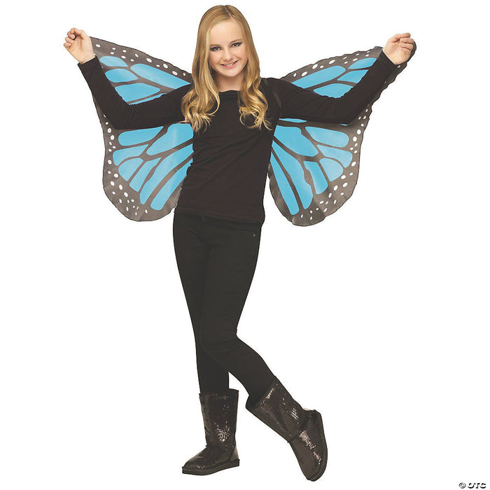 Soft Butterfly Wings for Children - Blue