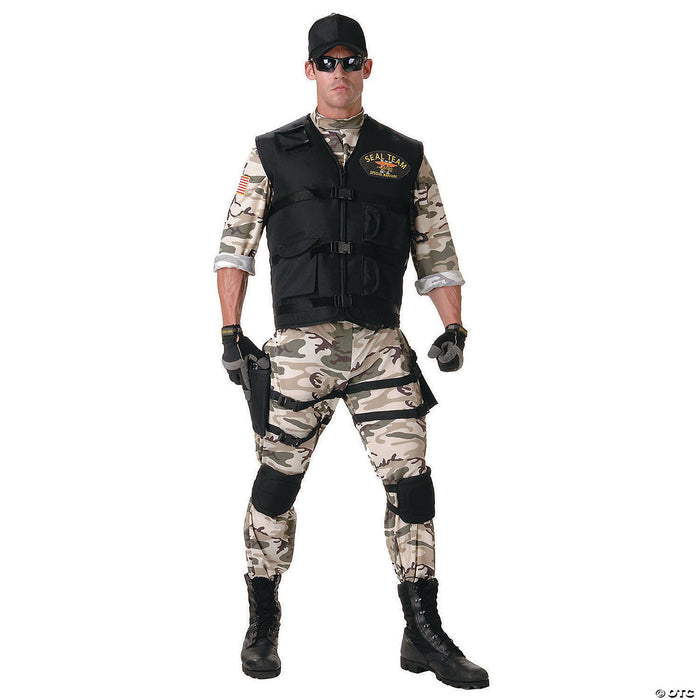 Men's Seal Team Costume 2 - Command the Room as an Elite Soldier! 🎖️👤