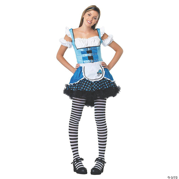 Teen Girl's Mushroom Alice Costume - Wander into Wonderland! 🍄👗