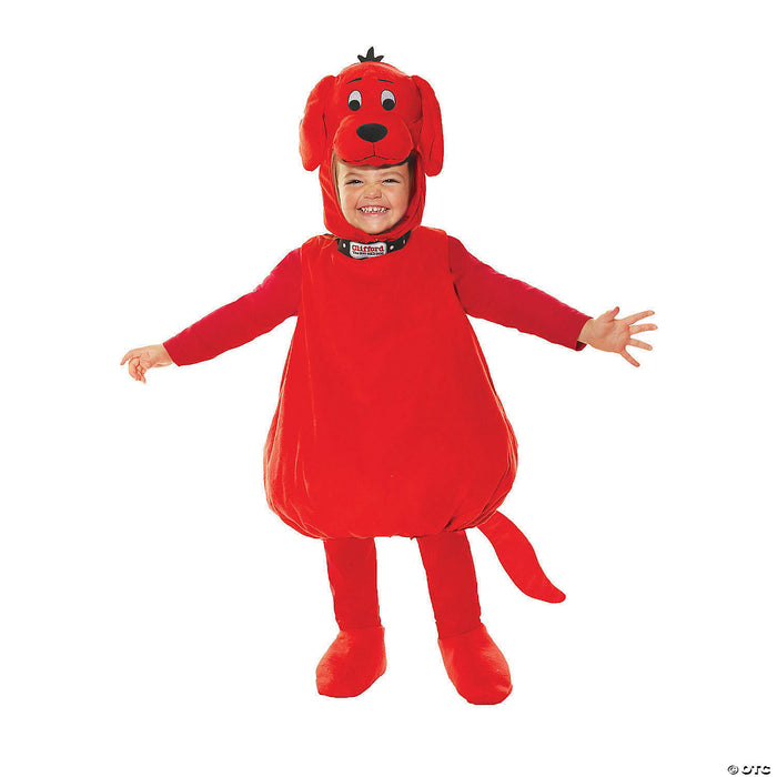 Toddler's Deluxe Clifford The Big Red Dog Costume - Big Adventures Await! 🐾🔴