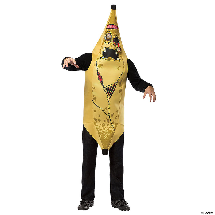 Zombie Banana Peel-Out Costume - Go Bananas with a Spooky Twist! 🍌🧟
