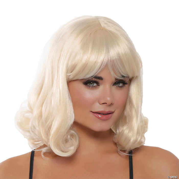 Women's Mid-Length Curly Wig
