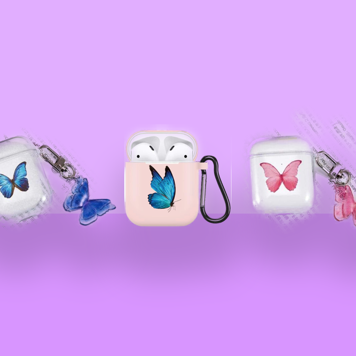 Wings of Protection: Butterfly AirPods 1_2 Cases & AirPods Pro Cases