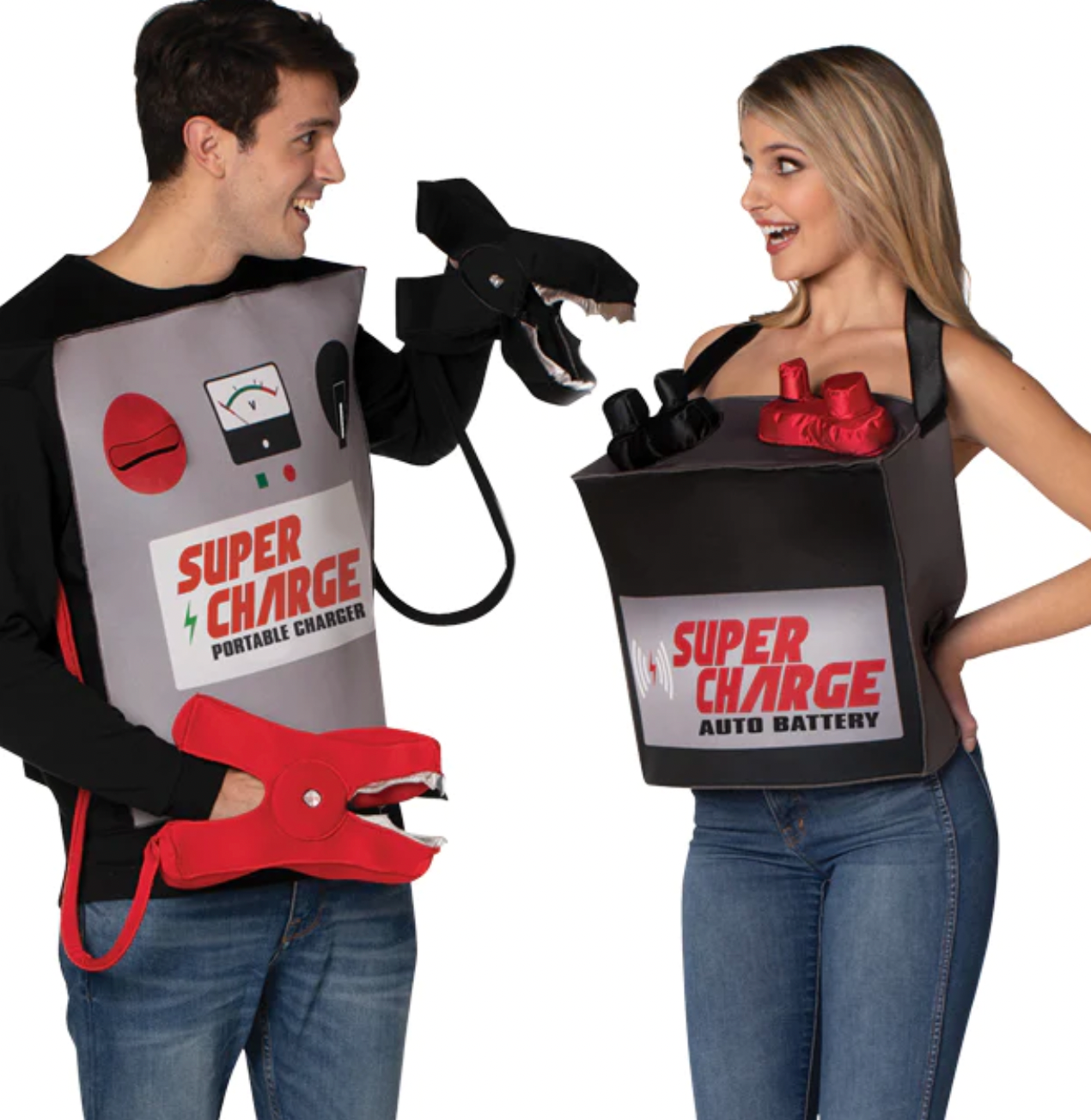Battery Jumper Cables Couple Costume — The Costume Shop