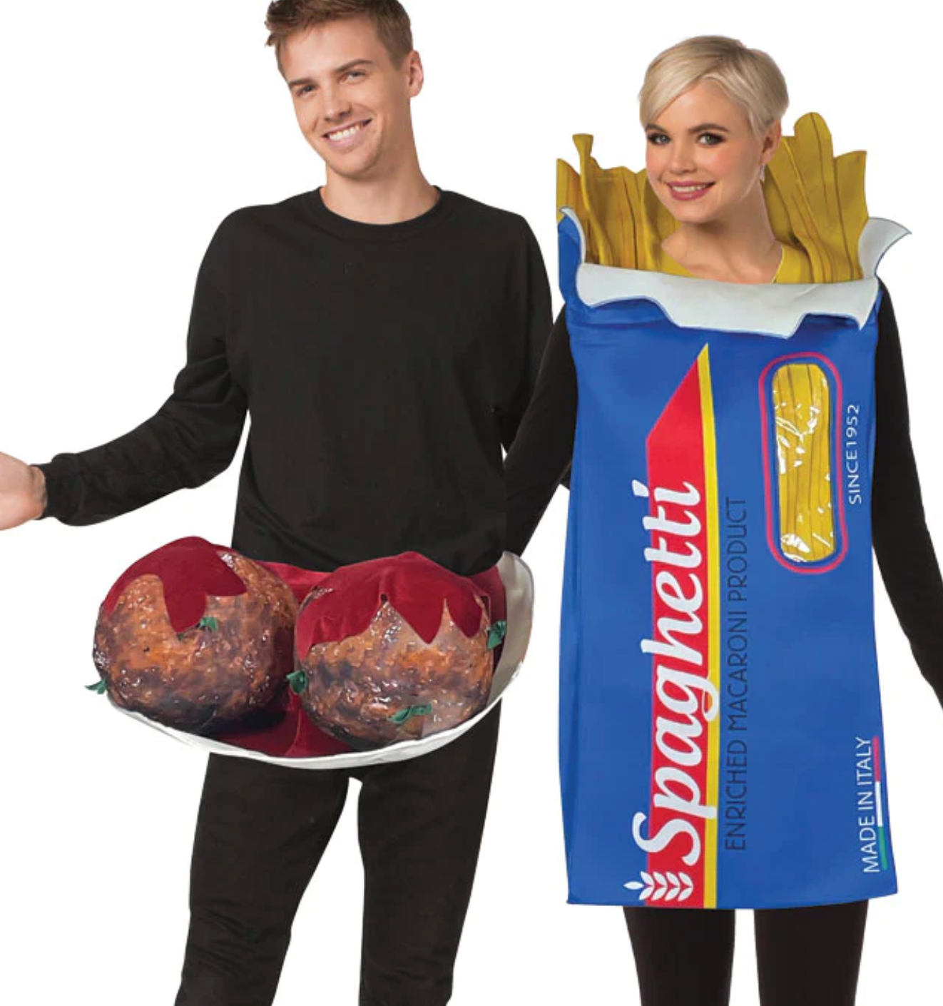Spaghetti & Meatballs Couple Costume