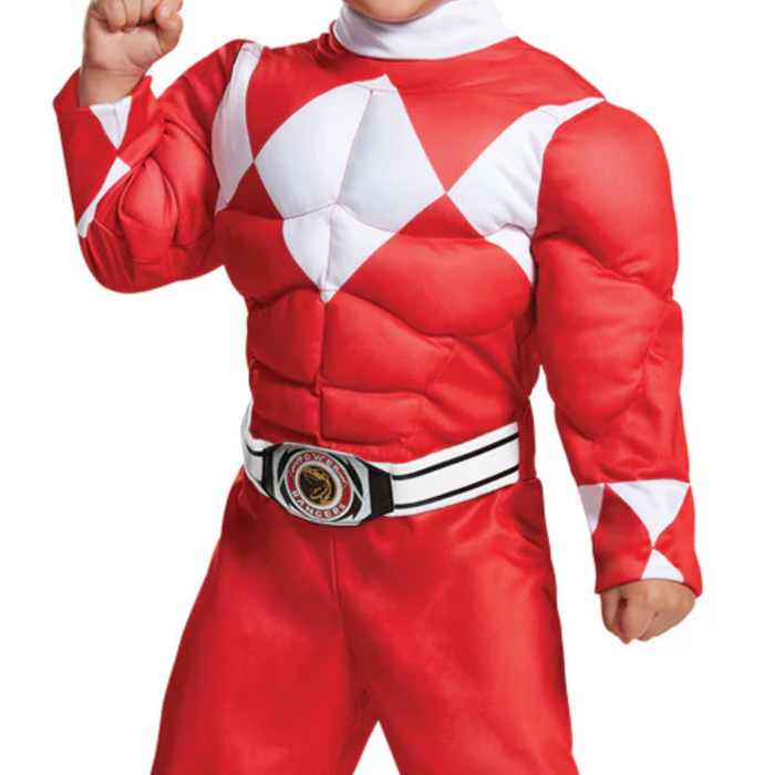 Power Up Playtime with the Red Ranger Muscle Power Costume for Kids