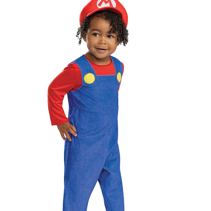 Playful Adventure with the Baby Posh Mario Bros. Costume