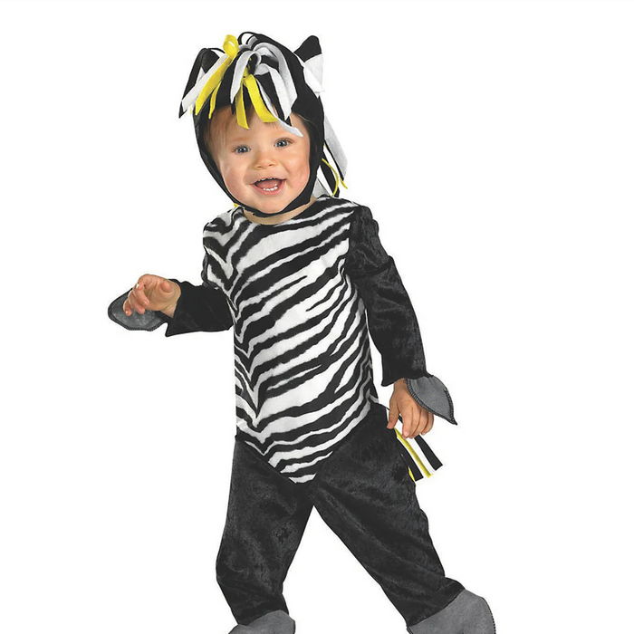 Wildly Adorable with the Baby Zany Zebra Costume
