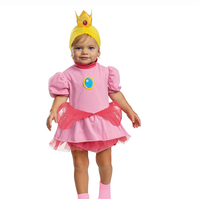 Royal Adventures with the Baby Mario Bros Princess Peach Costume