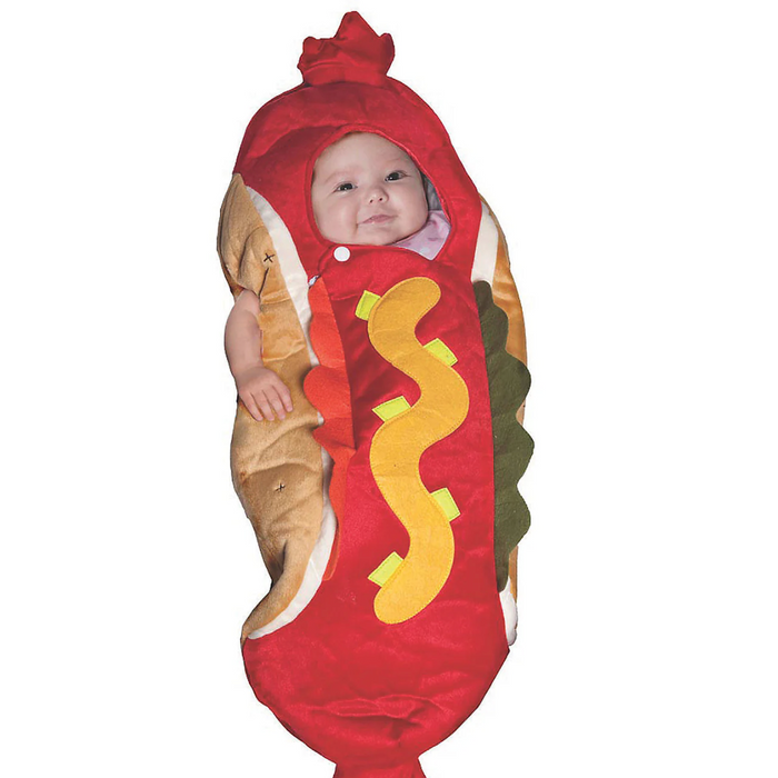 Baby Lil Hot Dog Bunting Costume - Adorable Snack Time Fun! 🌭👶