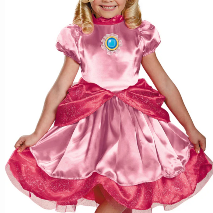 Royal Peach Princess Gown