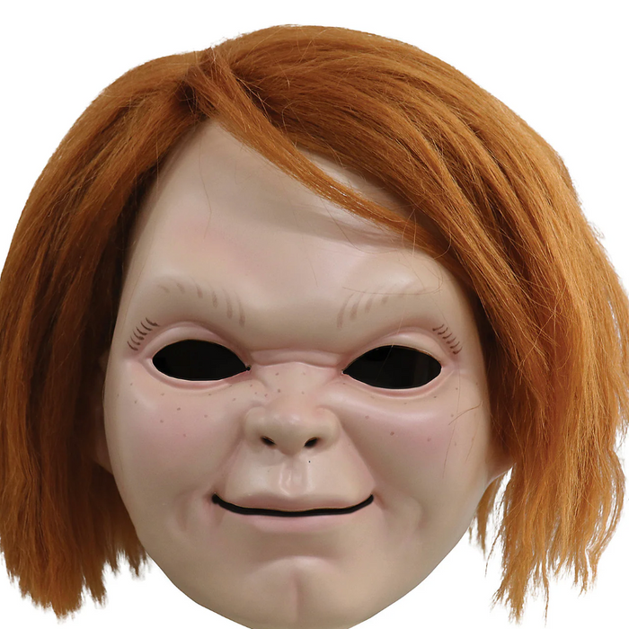 Unmask the Terror with the Scarred Chucky Plastic Mask