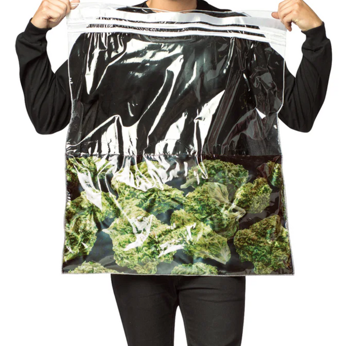A Bold Statement: Bag of Weed Costume