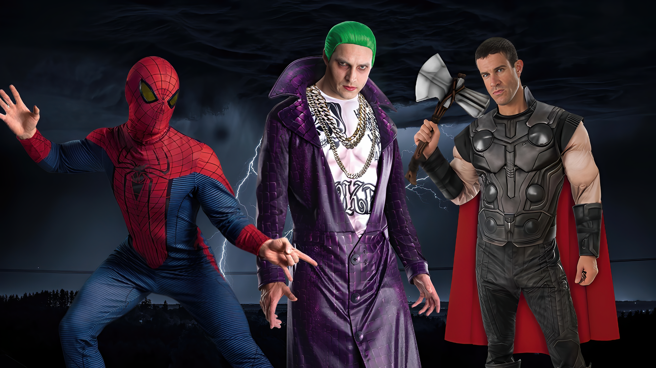 Men's Superhero & Villain Costumes