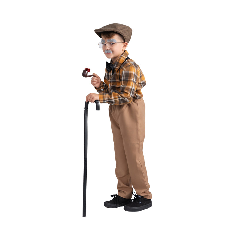 Old Man Grandpa Costume - Kids - Large (12-14) - image 1