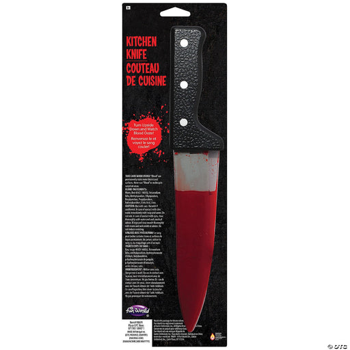 13" Bleeding Kitchen Knife - The Costume Shop your one stop costume shop!