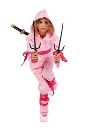 Cute Pink Ninja Costume - Child Large | Costume-Shop.com - Small - image 2