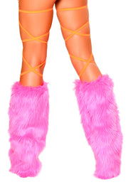3021 - 100" Solid Thigh Wraps - Orange / O/S - image 1