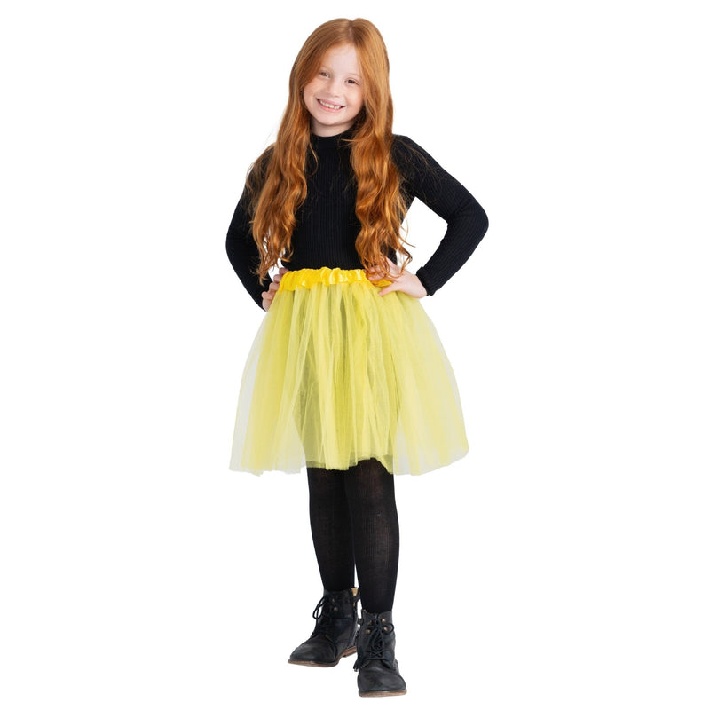 4 Layered Tutu Skirt Costume Accessory - Yellow - image 9