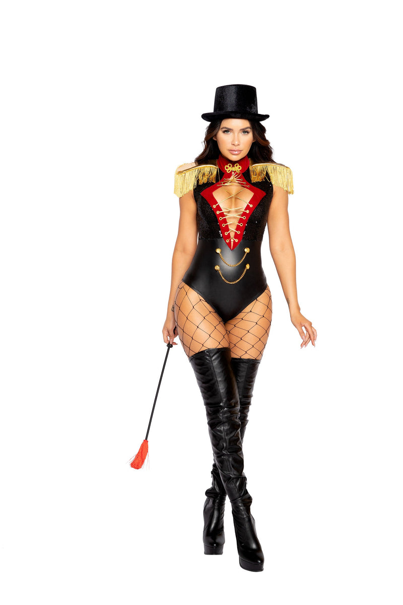 4976 - 2pc Beauty Ringmaster - Black/Red/Gold / L - image 1