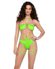 6322 - Tie-Top Bikini Top - Green / L - image 1